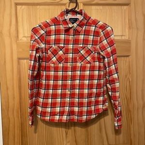 American Eagle Plaid Flannel Buttondown